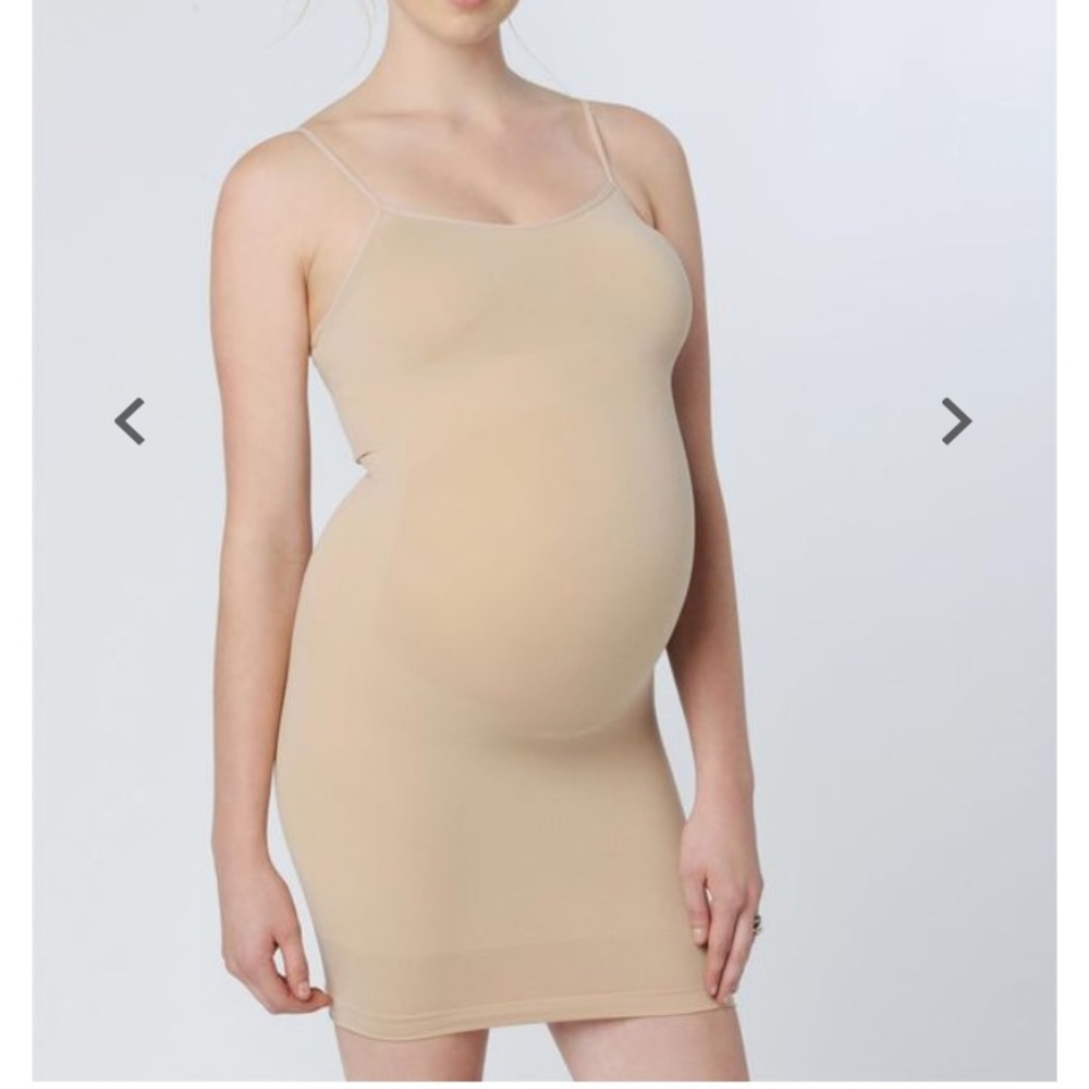 Maternity seamless compression slip
